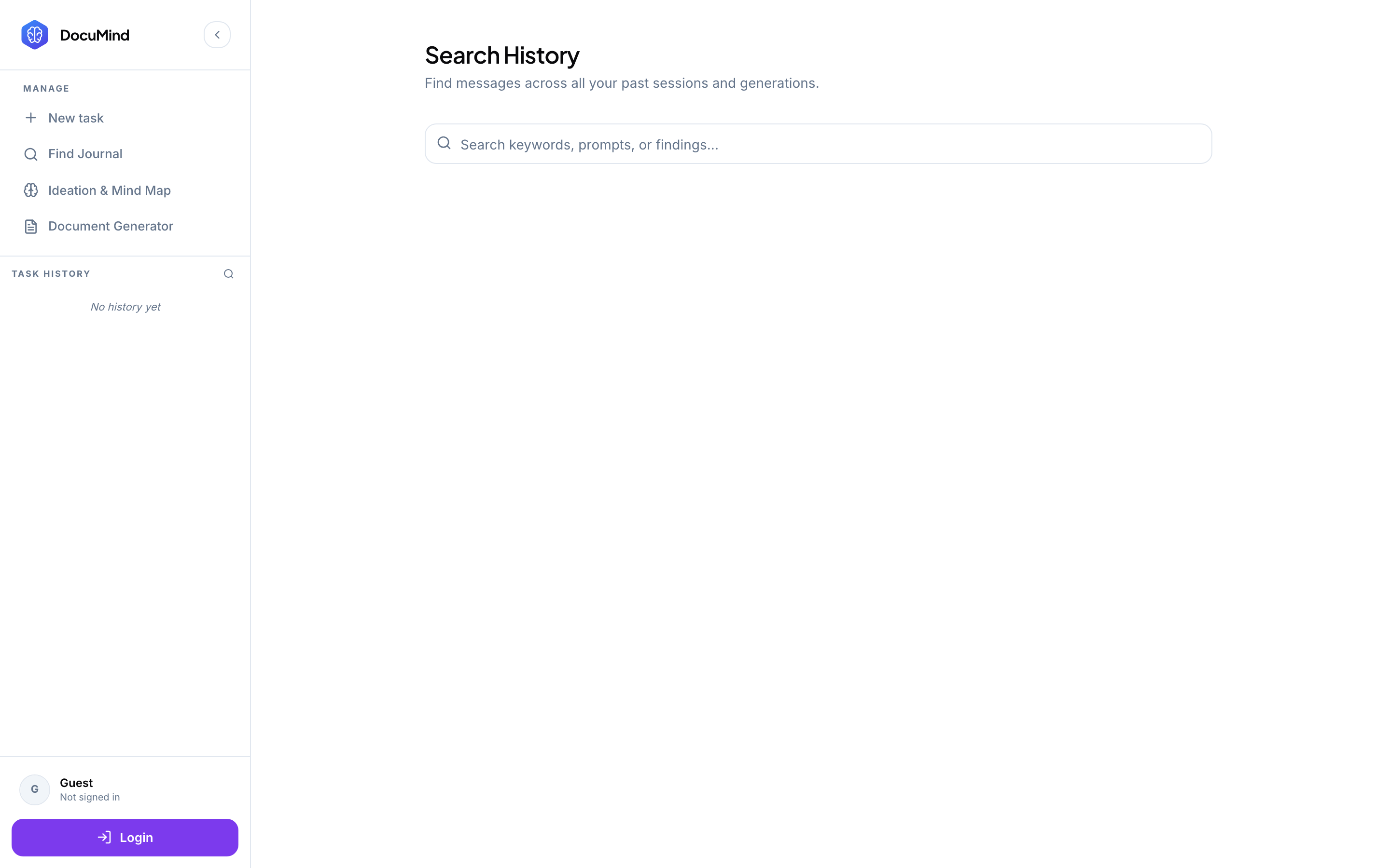 Task History