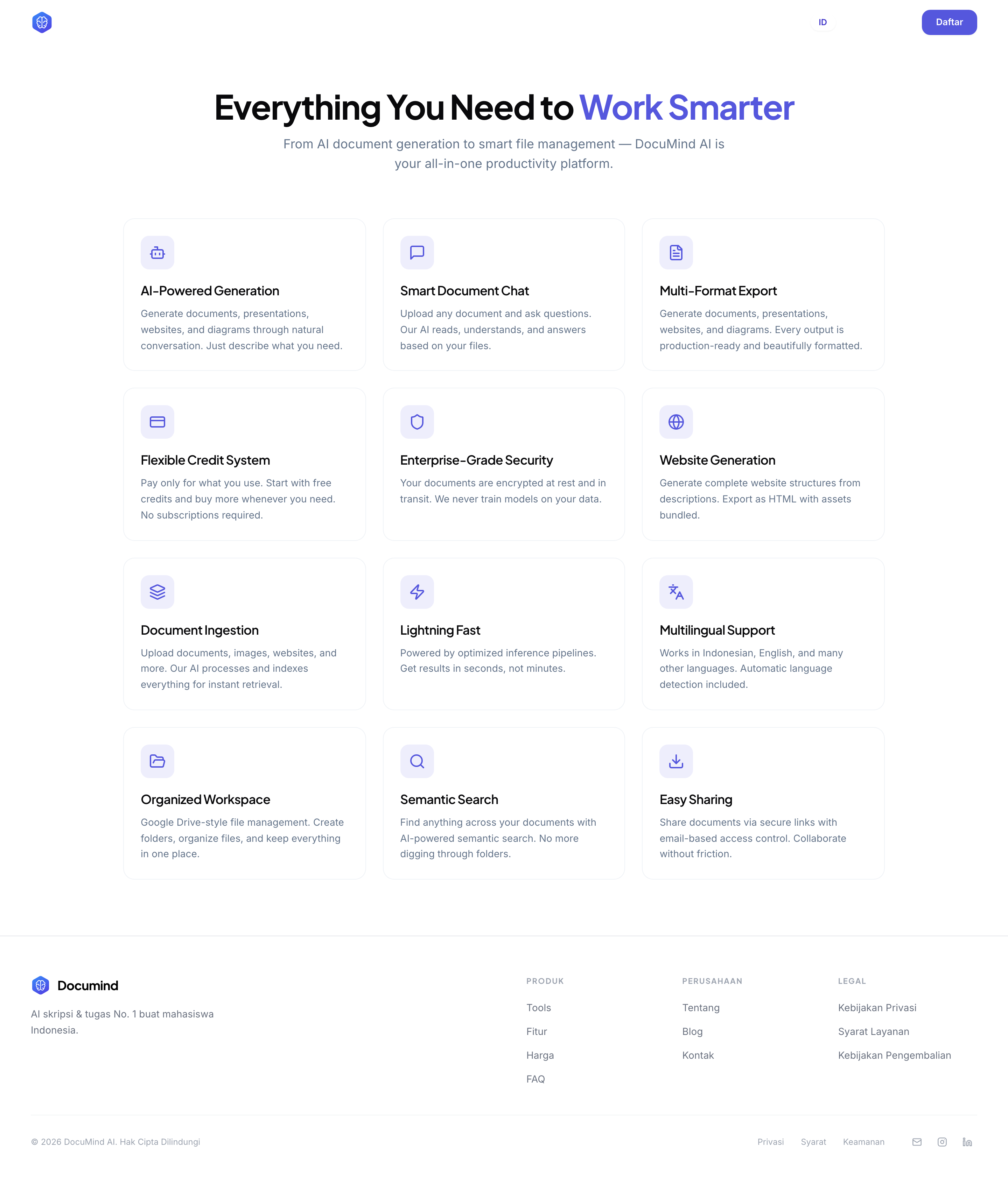 Features Page